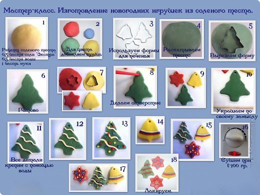 поделки из соленого теста